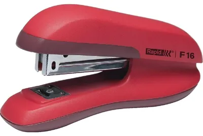 Zdjęcie produktu dla Zszywacz F16 czerwony blister
