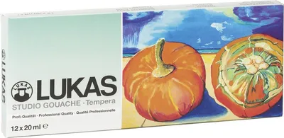 Produktbild von Lukas 1048891 Temperafarbe 20mm sort 12St
