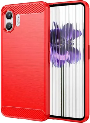 Produktbild von König Design Hülle kompatibel mit Kunststoff Soft Handyhülle - Handy Case Rot