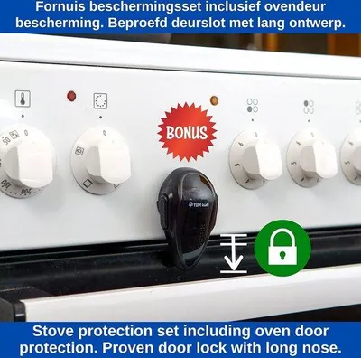 Produktbild von Kinderveilige Knopovertrekken, 7 Stück, Ø 49 mm, kindersicher