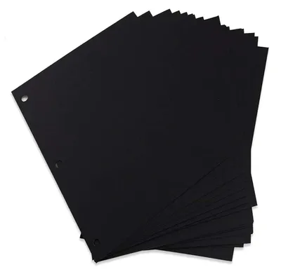 Obrázok produktu pre Fotokniha, výplňové strany, čierne strany, formát 26 x 18 cm, 30 kusov