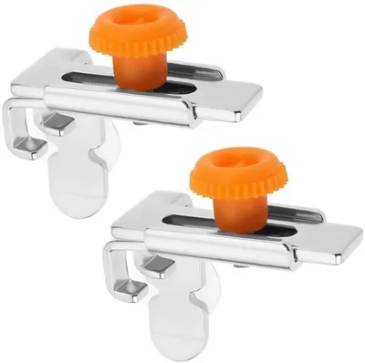 2 Stück - Kompatibel mit Kenmore/Sears - Nähfuß Befestigung - 33,7x25,5mm - Optimale Leistung