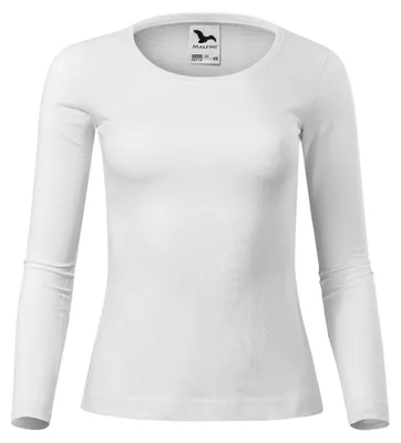 Immagine prodotto di Malfini - Maglietta da donna, aderente, maniche lunghe PP11566 (XL) (bianco)