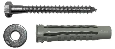 Obrázek produktu pro Hmoždinka se šroubem a okrajem „AZ01“ Ø 10×50 mm – šroub 7×65 mm