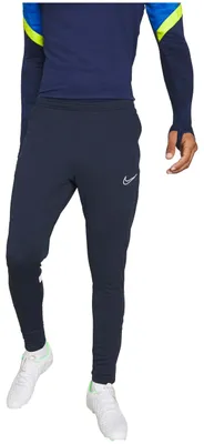 Produktbild von Nike Herren Dri-FIT Academy Trainingshose, CW6122 451 Obsidian/Weiss/Weiss/Weiss & 010 Schwarz , Farbe:Dunkelblau, Textil:M