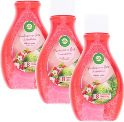 Produktbild von 3 x Air Wick Aktiv Lufterfrischer je 375 ml Himbeerblüte