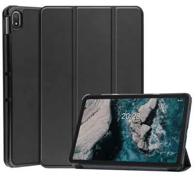 Produktbild von Smart Case für Nokia T20 (Schwarz)