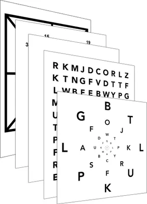 Immagine prodotto di Set di strumenti di allenamento Artzt Neuro "Tabelle ottiche complete"