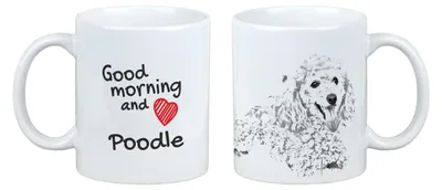 Image de Caniche - Tasse avec chien, tasse avec photo, cadeau personnalisé de la marque Art-Dog
