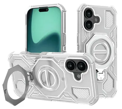 Obrázek produktu pro Techsuit – Carbon Shield PRO ochranné pouzdro na iPhone 17 – bílé průhledné