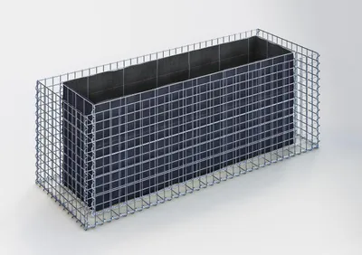 Produktbild von Hochbeet eckig 170 cm x 60 cm x 60 cm (L x H x T), Maschenweite 5 x 5 cm, Wandstärke 10 cm