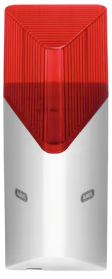 Produktbild von ABUS FUSG35000A, Wireless siren, Innen/Außen, Acrylnitril-Butadien-Styrol (ABS), 100 dB, IP44, Rot, Weiß