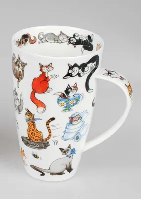 Produktbild von XXL Dunoon Becher, Tasse Henley CATastrophe lustige Katzen für 600ml Formano