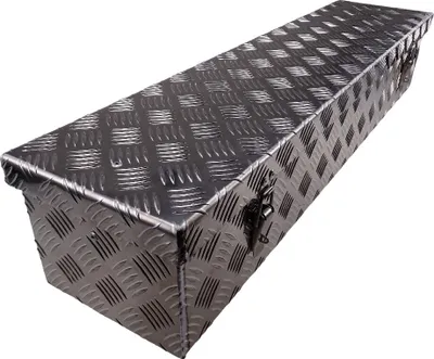 Produktbild von Deichselbox / Staubox aus Aluminium 800 x 250 x 250mm für PKW Anhänger