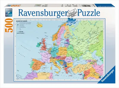 Image de Ravensburger Puzzle 500 pièces : L'Europe politique