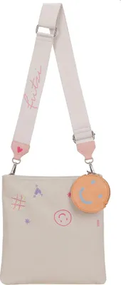 Produktbild von Fritzi aus Preußen Umhängetasche Schultertasche Ronja Cross Limited Embro Fun Canvas Crossbody Bag Beige