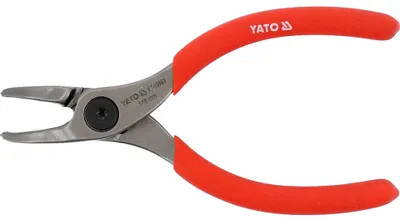 Immagine prodotto di Pinza a becchi curvi per anelli di sicurezza interni, 140 mm, acciaio CrV