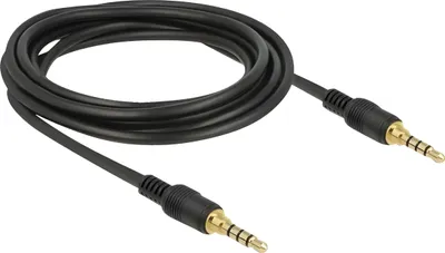 Obrázok produktu pre DELOCK Klinkenkabel 3.5mm 4Pin St > St 3.0m schwarz