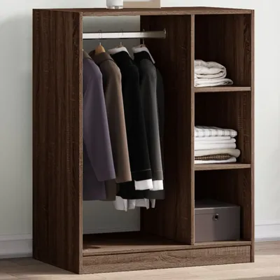 Obrázok produktu pre vidaXL Šatníková skriňa Grey Sonoma 77x48x102 cm Materiál na báze dreva