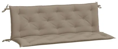 Produktbild von vidaXL Gartenbank-Auflagen 2 Stk. Taupe 150x50x7 cm Oxford-Gewebe