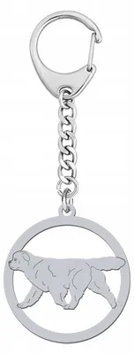 Produktbild von Mejk Jewellery Nowofundland Schlüsselanhänger Silber 925 Gravur