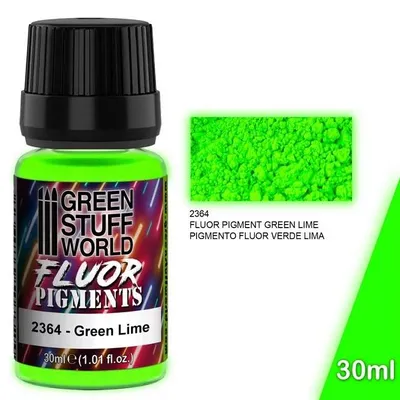 Image de Green Stuff World GSW2364 - Pigment vert fluo citron, 30 ml - Neuf