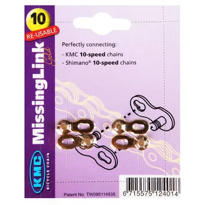 Produktbild von KMC Missing Link Kettenschloss 6.2mm PIN 2er 10 Speed KMC, Shimano