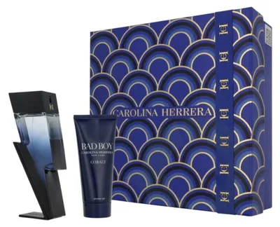 Productafbeelding van Carolina Herrera Bad Boy Cobalt geschenkset: Eau de Parfum Spray (100 ml) en douchegel (100 ml)