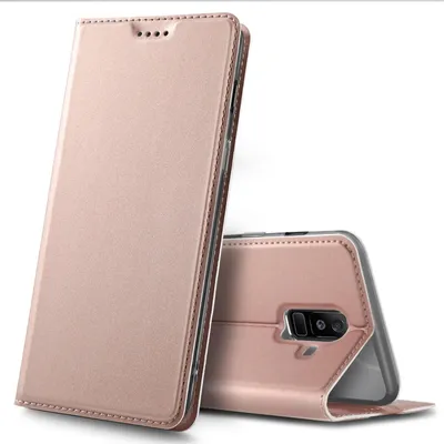 Obrázok produktu pre Kryt na mobilný telefón Samsung Galaxy A6 Plus Book Case Ochranný kryt Slim Flip Cover Case