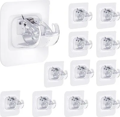 Produktbild von Famanu Halter 12 Stück selbstklebend - transparent