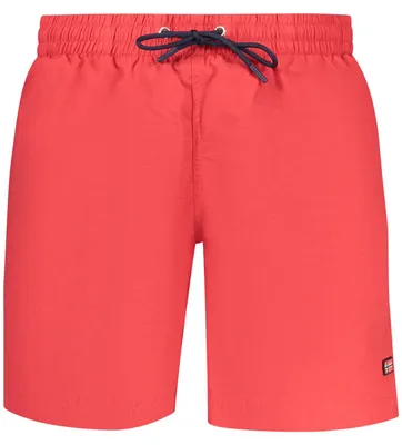 Immagine prodotto di Eleganti pantaloncini da bagno rossi da uomo con elastico in vita e tasche