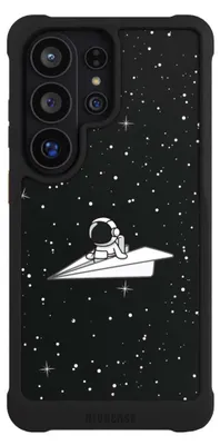 Produktbild von NIVOCASE Hülle für Samsung Galaxy S26 Ultra  Stoßfeste Handyhülle NIVOmax Case Schwarz Astronaut Comic Papier