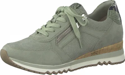 Produktbild von MARCO TOZZI Damen Sneaker Schnürung Halbschuhe Korkoptik 2-23781-28, Größe:42 EU, Farbe:Grau