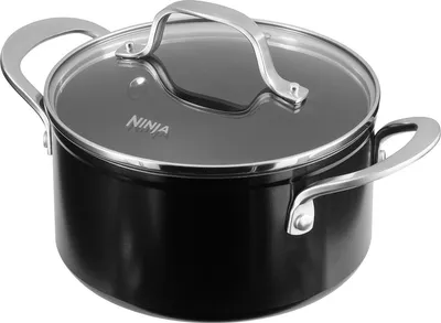 Zdjęcie produktu dla Ninja C10218DE, Czarny, Aluminium, Ceramika, Gaz, Indukcja, Stal nierdzewna, Stal nierdzewna, Szkło