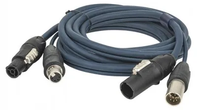 Productafbeelding van Cavo Hybrid FP-16 - PowerCON True1 & 5-polige XLR-connector, 15 meter