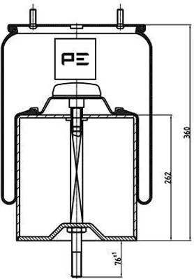 Obrázok produktu pre PETERS ENNEPETAL Vzduchový vlnovec Pružinový vlnovec 084.026-72A 21,92 kg