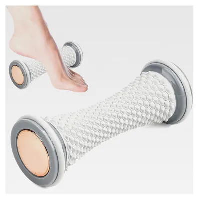 Produktbild von Fußmassagegerät, Fußmassageroller für Plantarfasziitis und Fußschmerzen, Stresslinderung und Neuropathie - Grau
