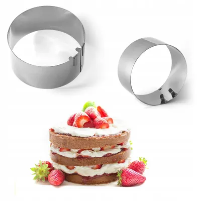 Produktbild von Kuchpol Verstellbarer Tortenring Ø 20-39 cm, 10 cm Höhe
