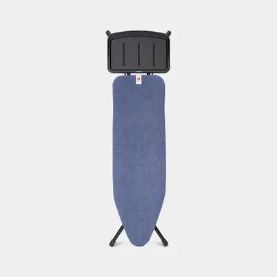 Productafbeelding van Brabantia 134364, strijkplank voor mouwen, katoen, geschikt voor stoomstrijkijzers, zwart, blauw, effen, blauw