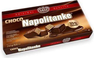 Produktbild von KRAS Napolitanke Chokladwafers 500g Kras