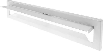 Produktbild von Briefbeschläge für Türen - Gitter - weiß Stahl - 364 x 71 mm