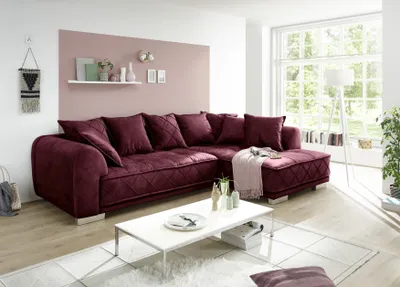 Produktbild von ED Lifestyle Sentina 2S OTM Sofa 2-teilig Holzwerkstoff/Nosag Burgund