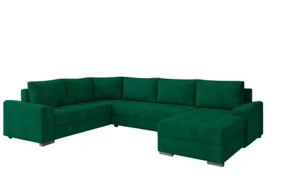 Produktbild von CHIEF U – Ecksofa Couchgarnitur in U-Form mit Schlaffunktion & Bettkasten Wohnlandschaft