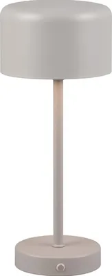 Produktbild von LED-Tischlampe - Grau - H 30 cm - Kunststoff - dimmbar