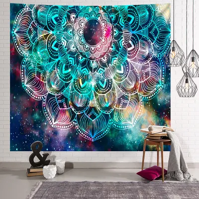 Produktbild von 150cmx 130cm Wandteppich, Makata, Wandschal, Natur, Wanddekoration, weiches Material, Teppich für Wohnzimmer, Schlafzimmer, Yogamatte, Picknickdecke, Wanddekoration, Farbe 27