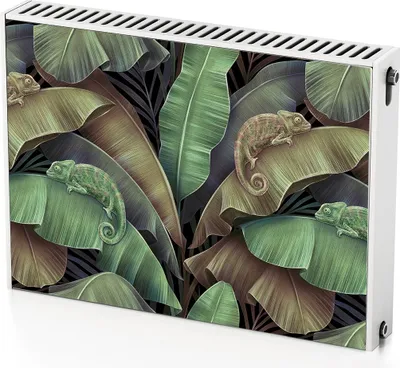 Produktbild von Chamäleon – Magnetische Heizkörperabdeckung – 80x60 cm – Magnet Heizkörperabdeckung – 3D Würfel – Heizkörperverkleidung – Magnetische Wandverkleidung – Wetterfest