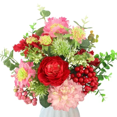 Immagine prodotto di Set di 17 fiori artificiali, decorazioni realistiche