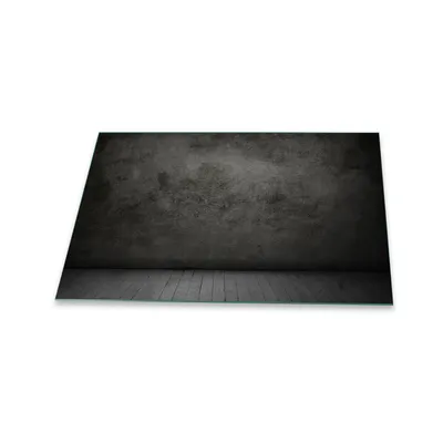 Produktbild von Herdabdeckplatte Glaskeramik 80x52 Abstrakt Schwarz Abdeckung Glas Spritzschutz Deko