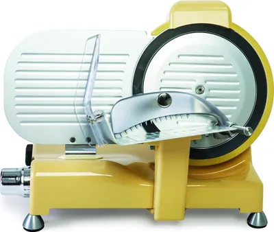 Image de Trancheur électrique RGV Vintage 250 en aluminium et ivoire, lame 25 cm, 140W
