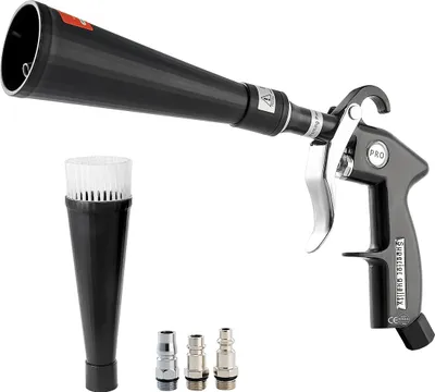 Obrázek produktu pro Čisticí pistole na stlačený vzduch VEVOR, 6–9,2 bar, pistole na stlačený vzduch se 2 sadami trysek, tryska s možností otáčení o 360° pro kompletní čištění, vysokotlaká foukací pistole, kompatibilní s kompresory s přípojkou 1/4 NPT